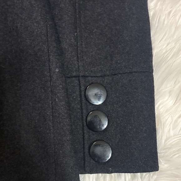 Guess Belted Wool Coat, Size Small, 2012 Collection - Picture 10 of 14